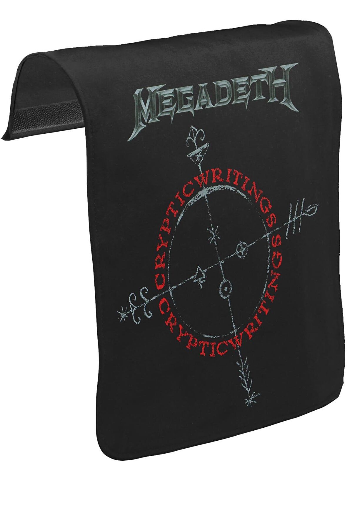 Megadeth - Cryptic Writings Unisex Siyah Tak-Çıkar Postacı Çanta Kapağı CK-635