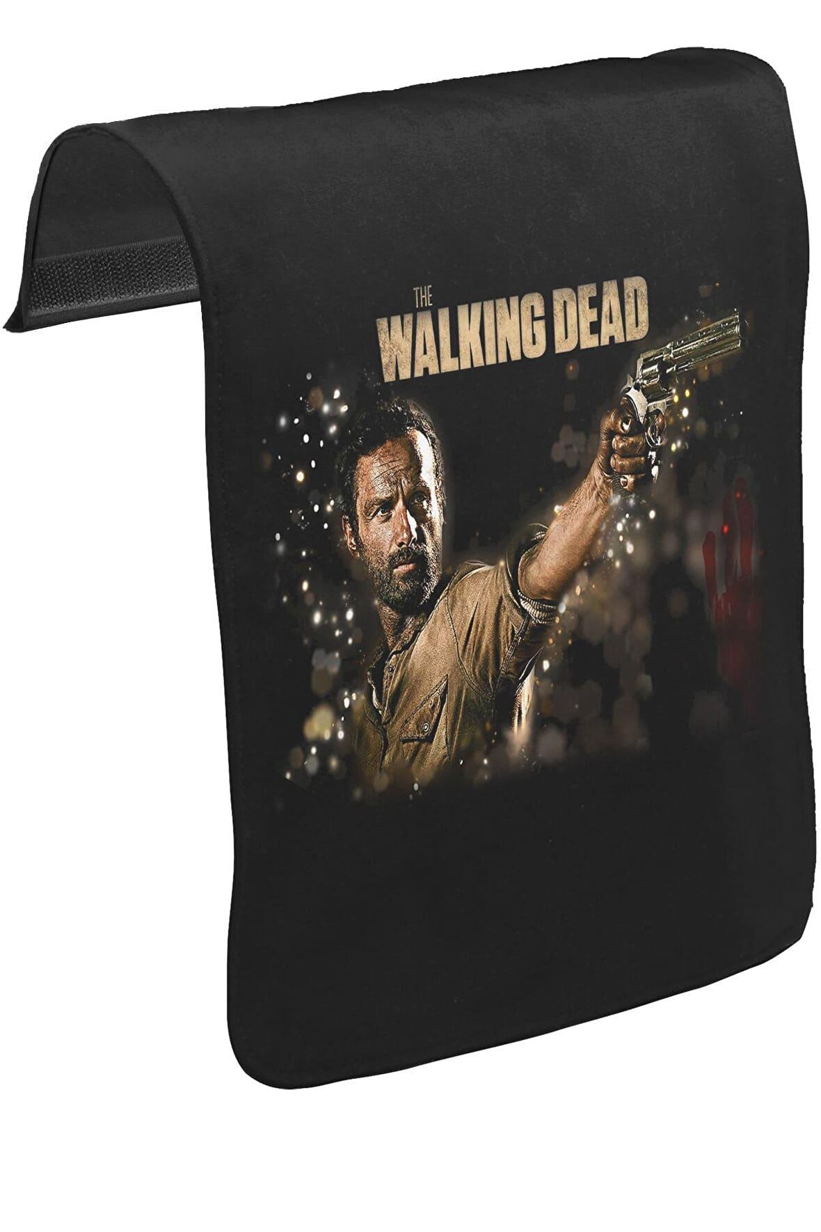 The Walking Dead - Rick II Unisex Siyah Tak-Çıkar Postacı Çanta Kapağı CK-640