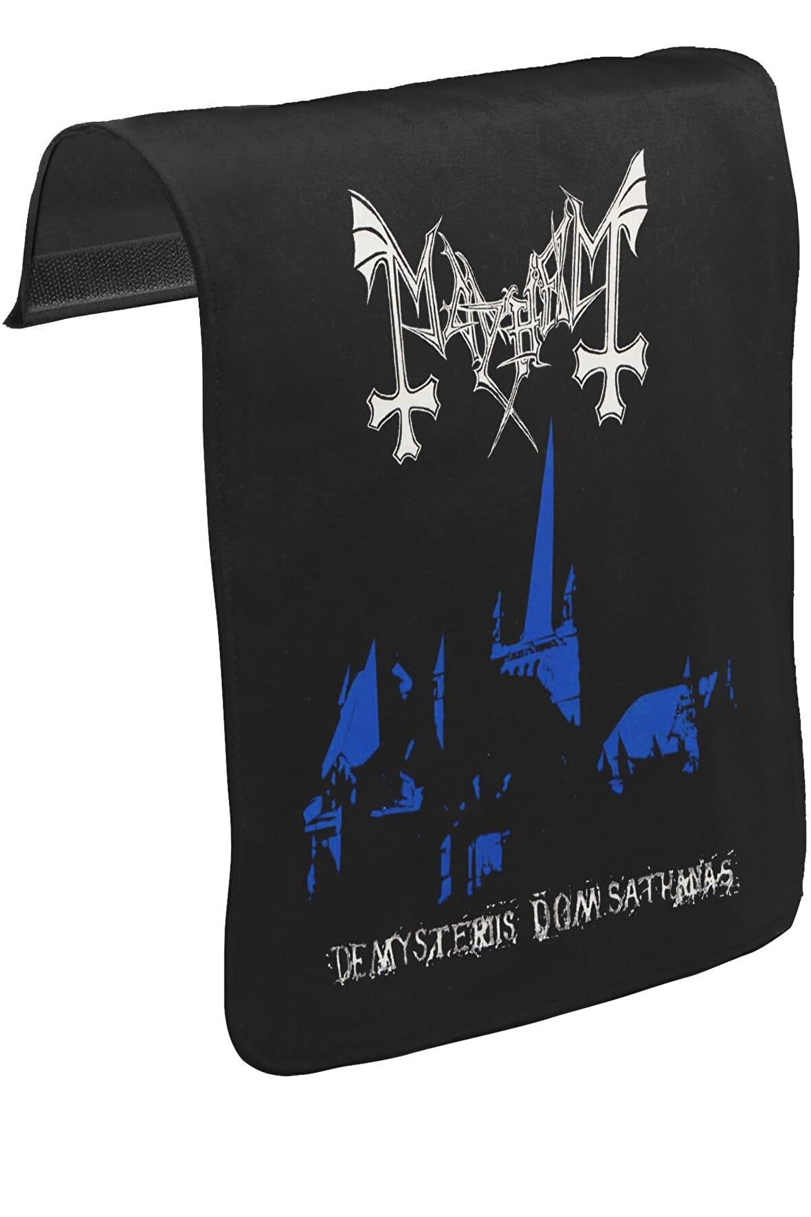 Mayhem - De Mysteriis Dom Sathanas Unisex Siyah Tak-Çıkar Postacı Çanta Kapağı CK-652