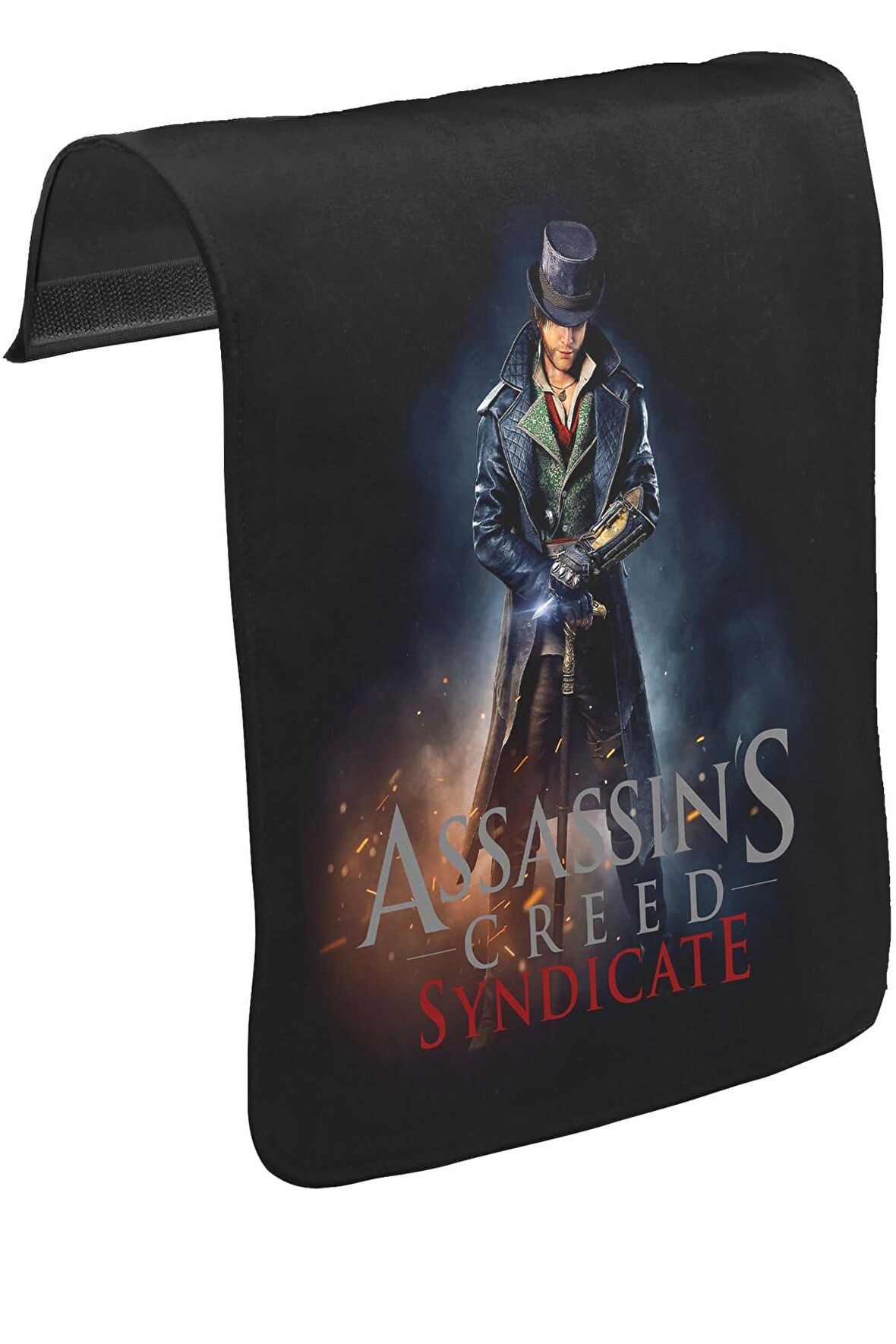 Assassin's Creed - Syndicate Unisex Siyah Tak-Çıkar Postacı Çanta Kapağı CK-700