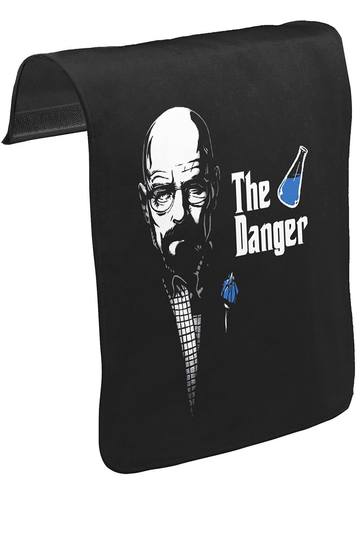 Breaking Bad - The Blue Danger Unisex Siyah Tak-Çıkar Postacı Çanta Kapağı CK-709