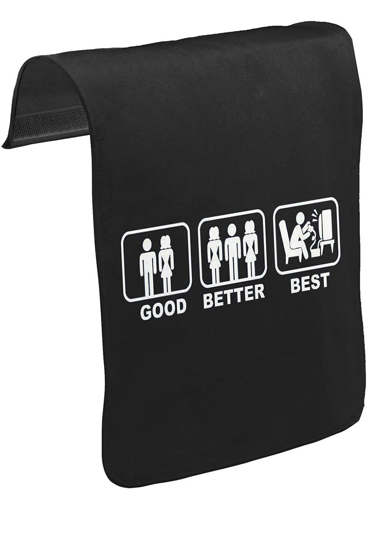 Good Better Best Unisex Siyah Tak-Çıkar Postacı Çanta Kapağı CK-754