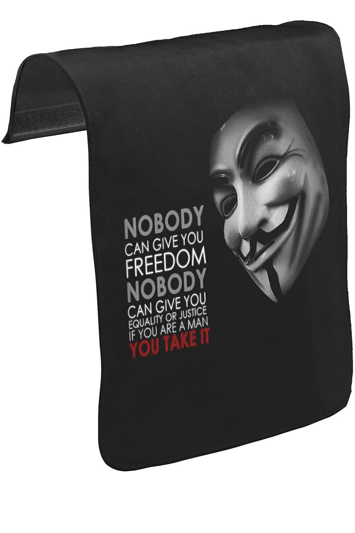 Vandetta - Freedom Unisex Siyah Tak-Çıkar Postacı Çanta Kapağı CK-774