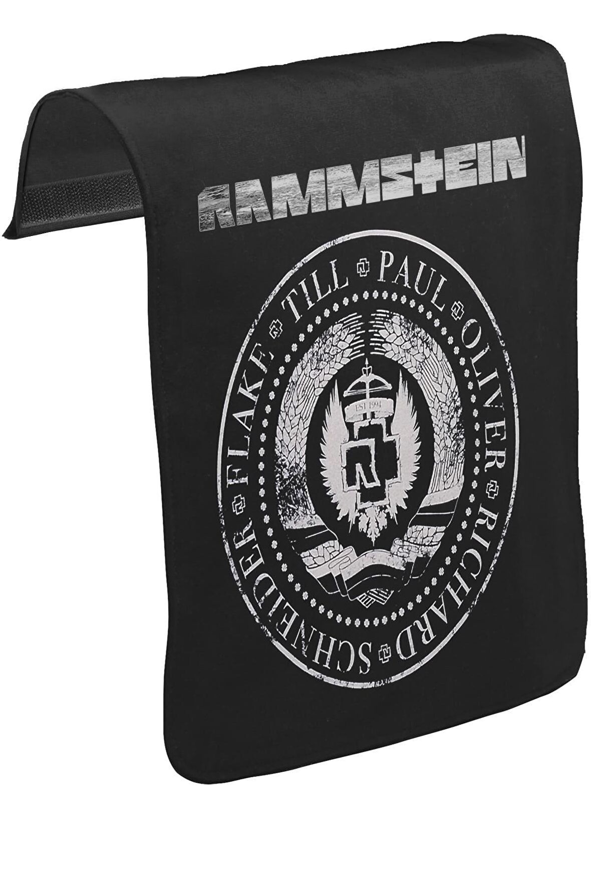 Rammstein - Est 1994 Unisex Siyah Tak-Çıkar Postacı Çanta Kapağı CK-789