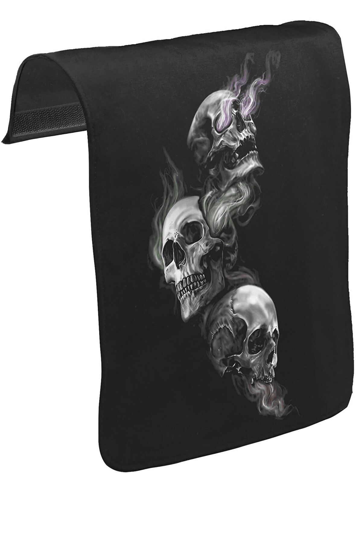 Smoky Heads Unisex Siyah Tak-Çıkar Postacı Çanta Kapağı CK-797