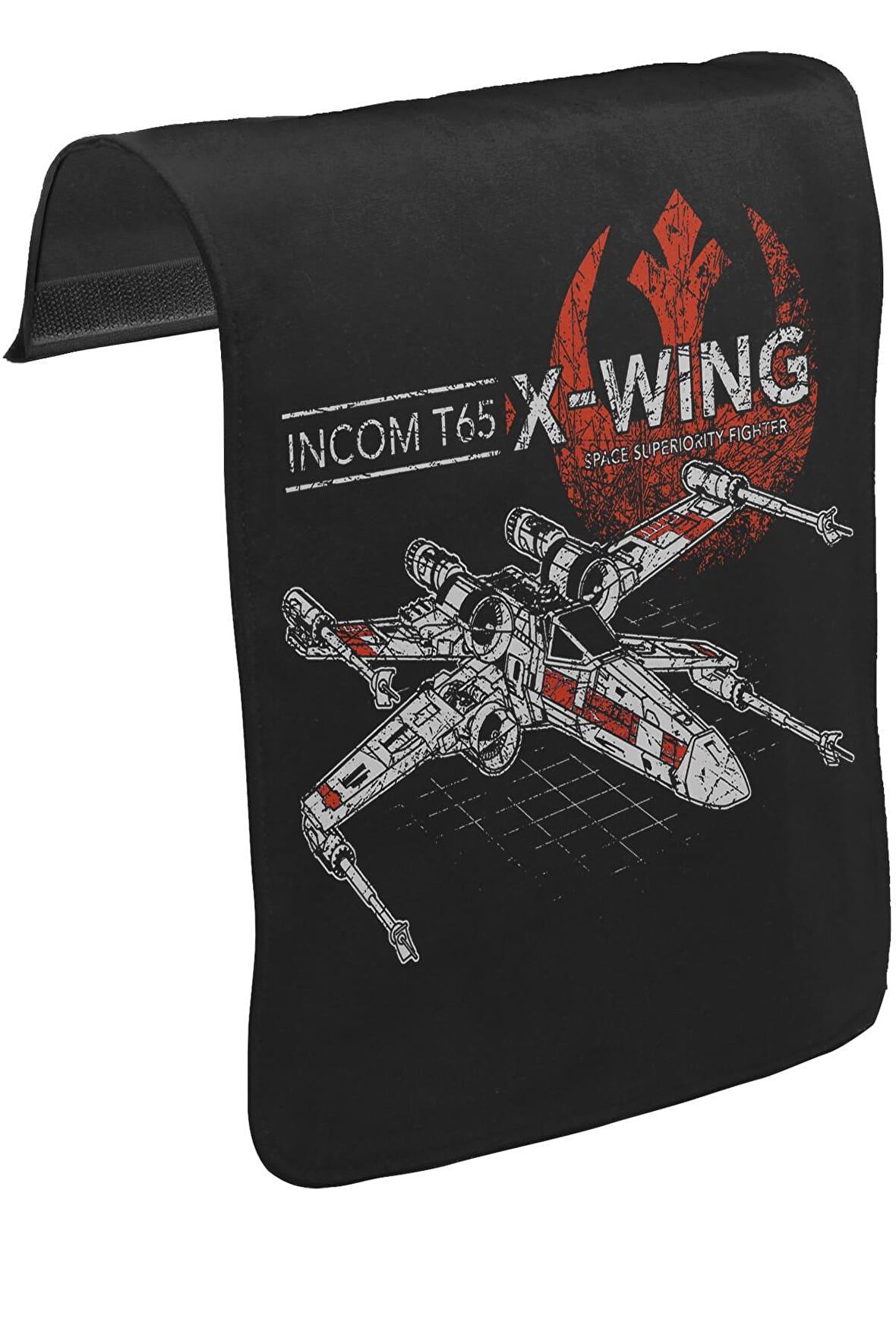 Star Wars - Incom T65 Unisex Siyah Tak-Çıkar Postacı Çanta Kapağı CK-798