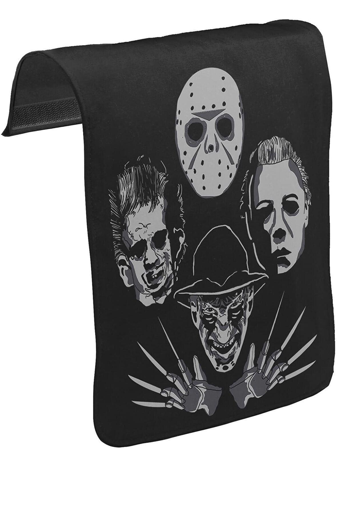 Kings of Horror Unisex Siyah Tak-Çıkar Postacı Çanta Kapağı CK-818