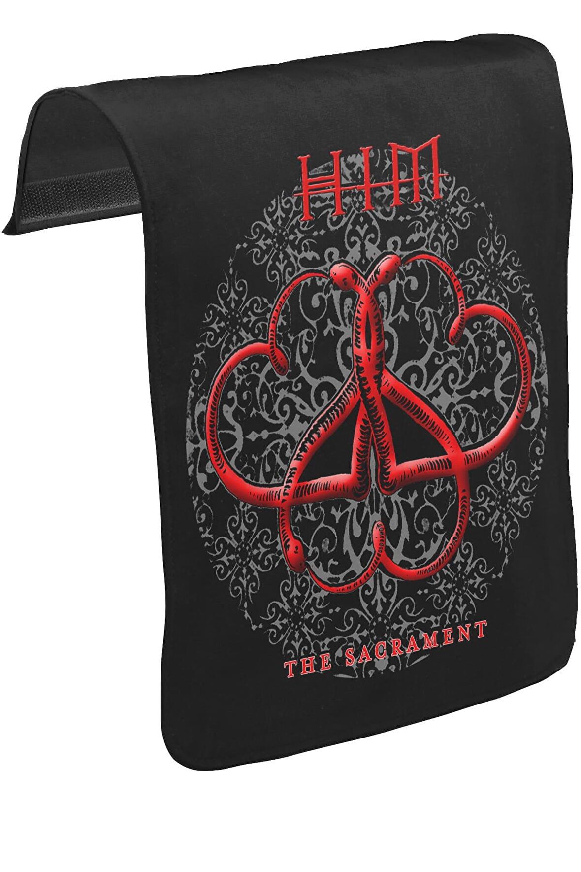 HIM - The Sacrement Unisex Siyah Tak-Çıkar Postacı Çanta Kapağı CK-82