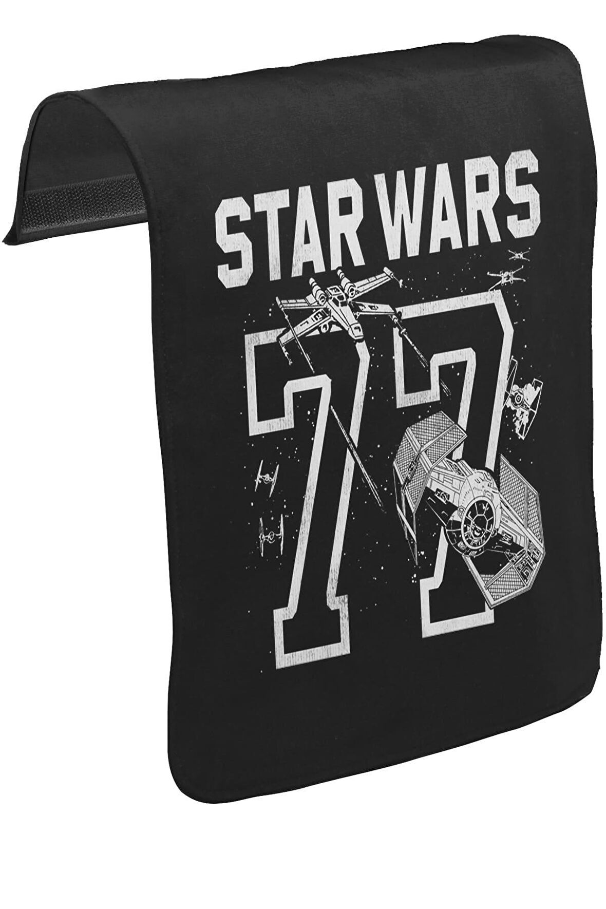 Star Wars - 77 Unisex Siyah Tak-Çıkar Postacı Çanta Kapağı CK-822