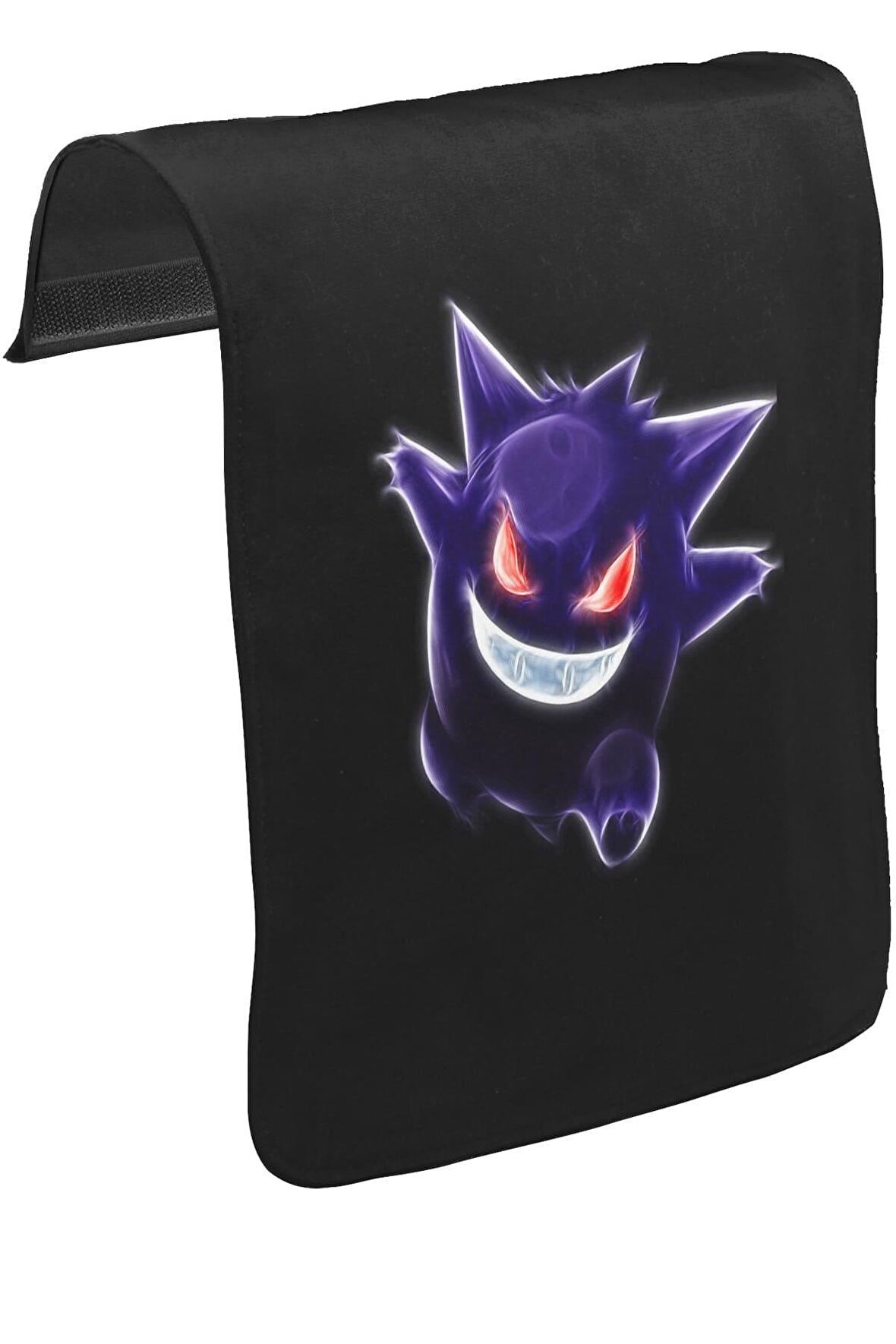 Pokemon Go - Gengar Unisex Siyah Tak-Çıkar Postacı Çanta Kapağı CK-852