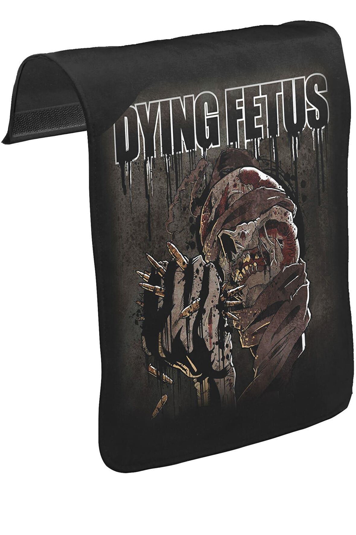 Dying Fetus - Skull Unisex Siyah Tak-Çıkar Postacı Çanta Kapağı CK-90