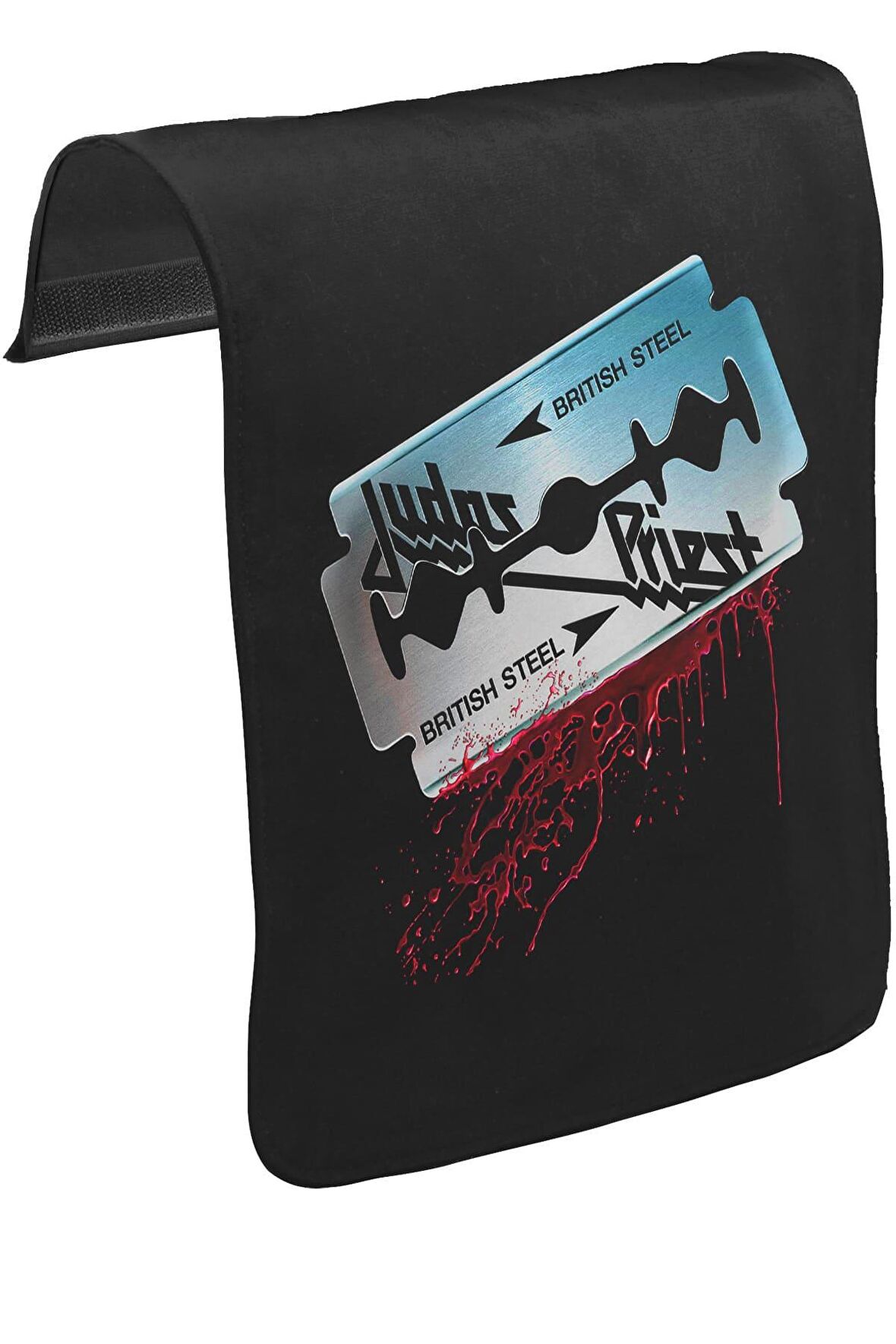 Jusdas Priest - British Steel Unisex Siyah Tak-Çıkar Postacı Çanta Kapağı CK-901