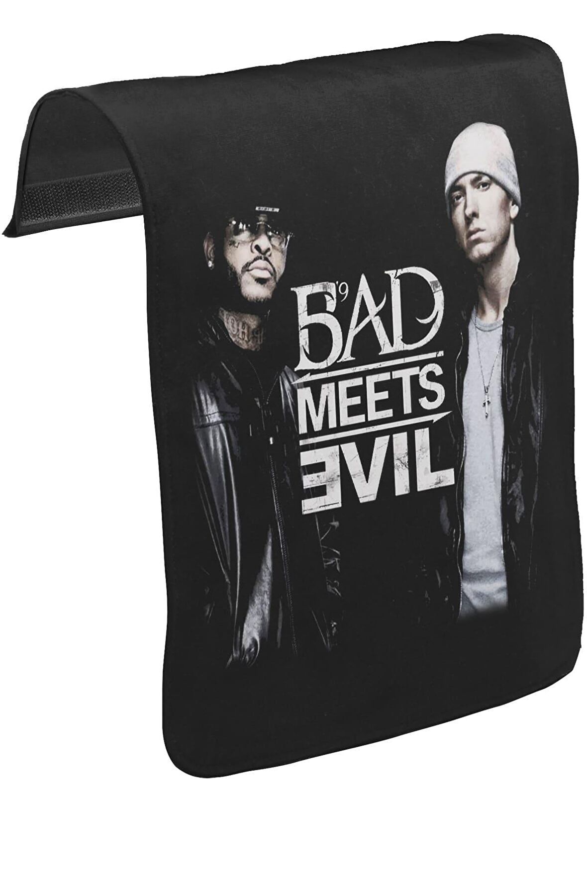 Bad Meets Evil Unisex Siyah Tak-Çıkar Postacı Çanta Kapağı CK-902