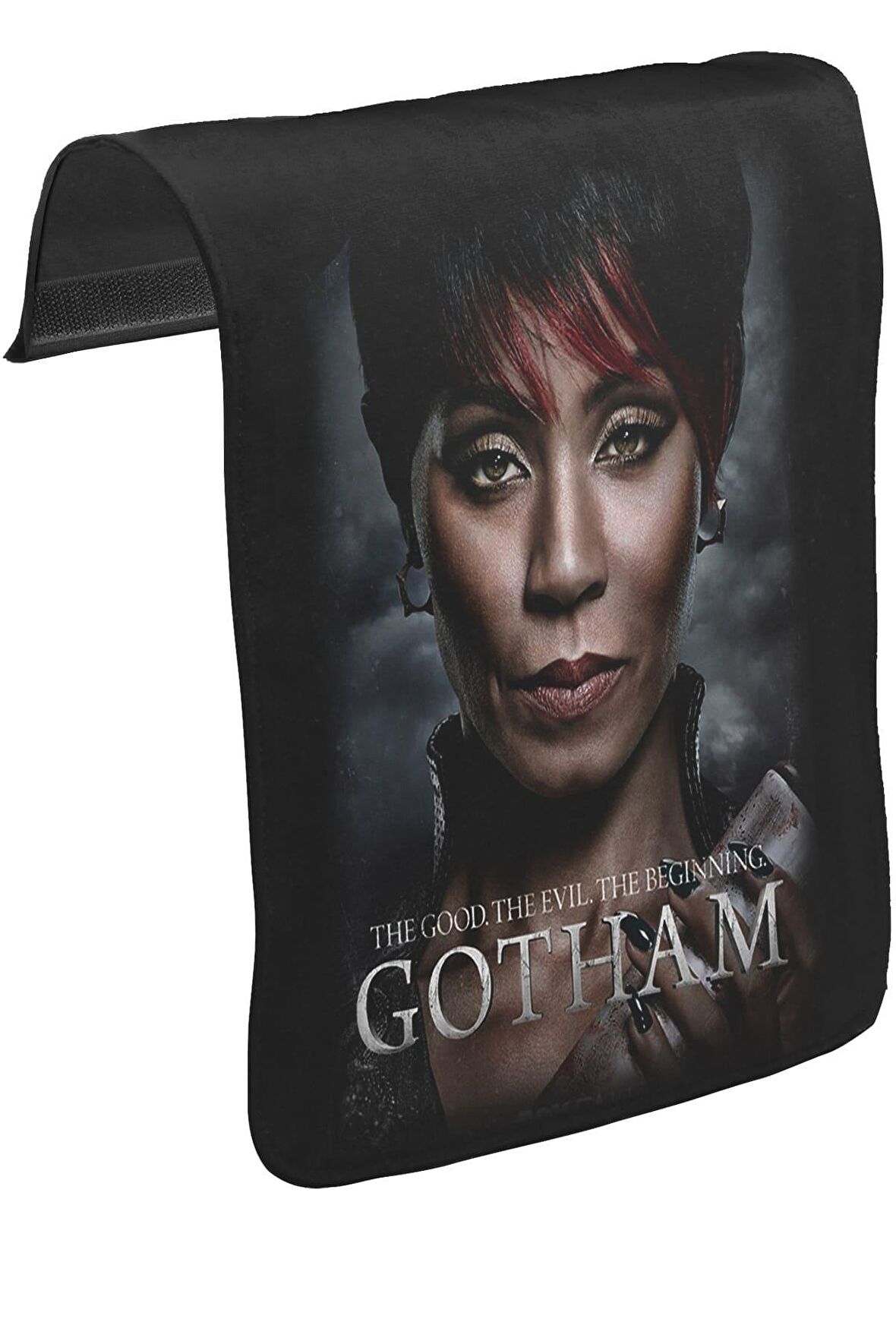 Gotham - The Beginning Unisex Siyah Tak-Çıkar Postacı Çanta Kapağı CK-930