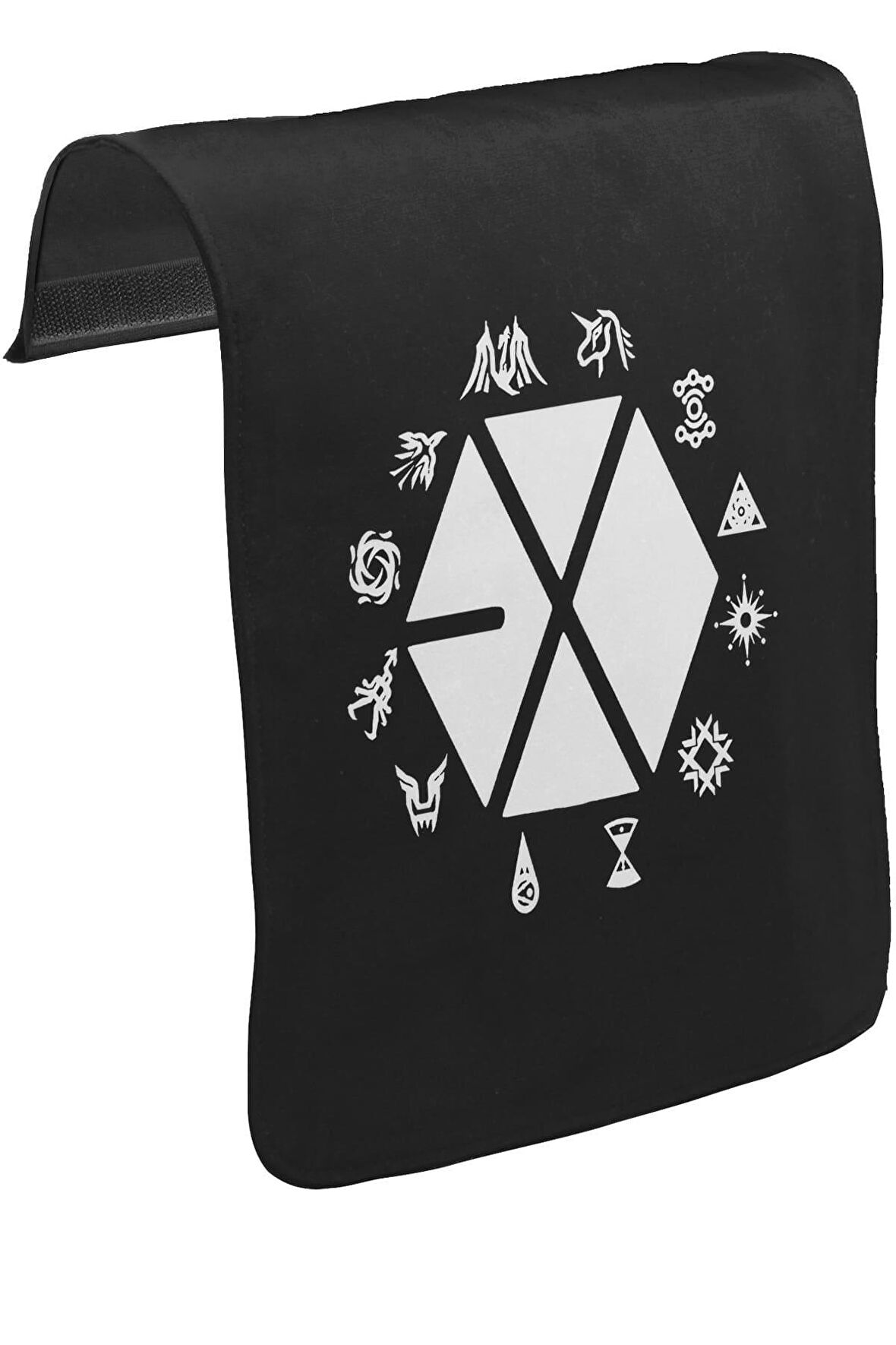 EXO - Exo Land Unisex Siyah Tak-Çıkar Postacı Çanta Kapağı CK-936