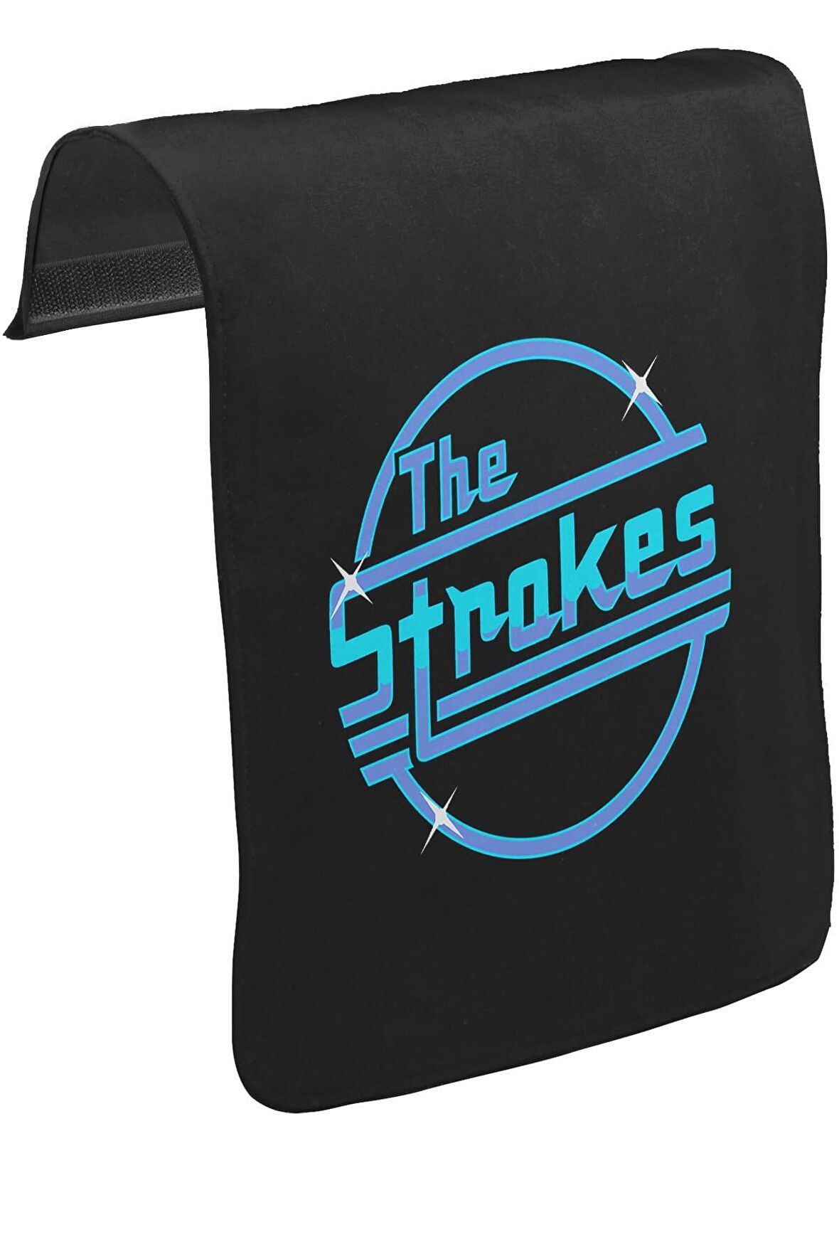 The Strokes - Logo Unisex Siyah Tak-Çıkar Postacı Çanta Kapağı CK-979