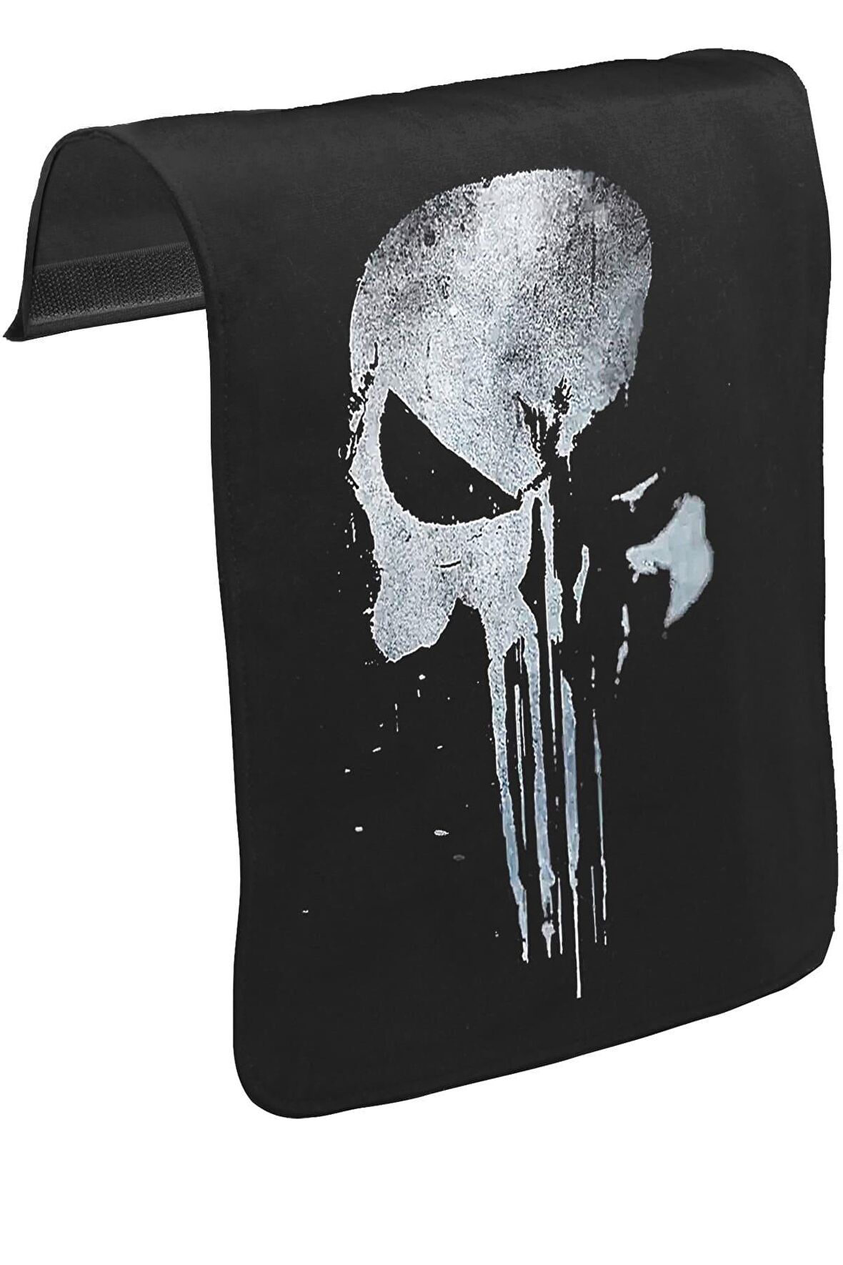 Punisher - Logo II Unisex Siyah Tak-Çıkar Postacı Çanta Kapağı CK-980
