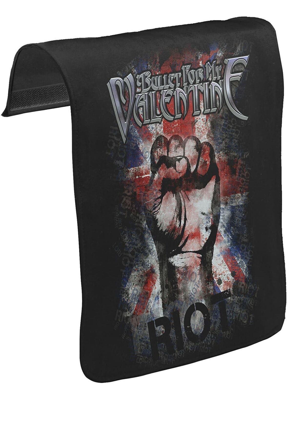 Bullet for my Valentine - Riot Unisex Siyah Tak-Çıkar Postacı Çanta Kapağı CK-99