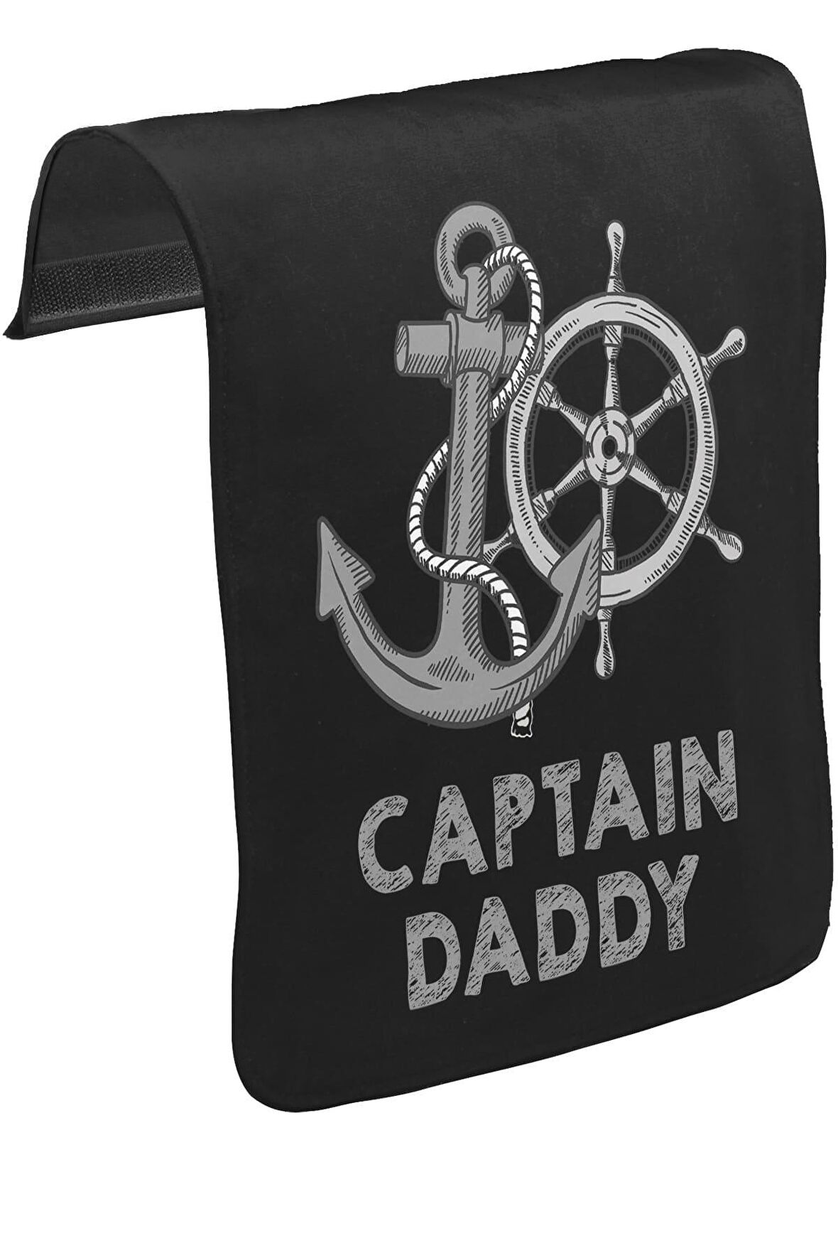Captain DaddyUnisex Siyah Tak-Çıkar Postacı Çanta Kapağı CK-991