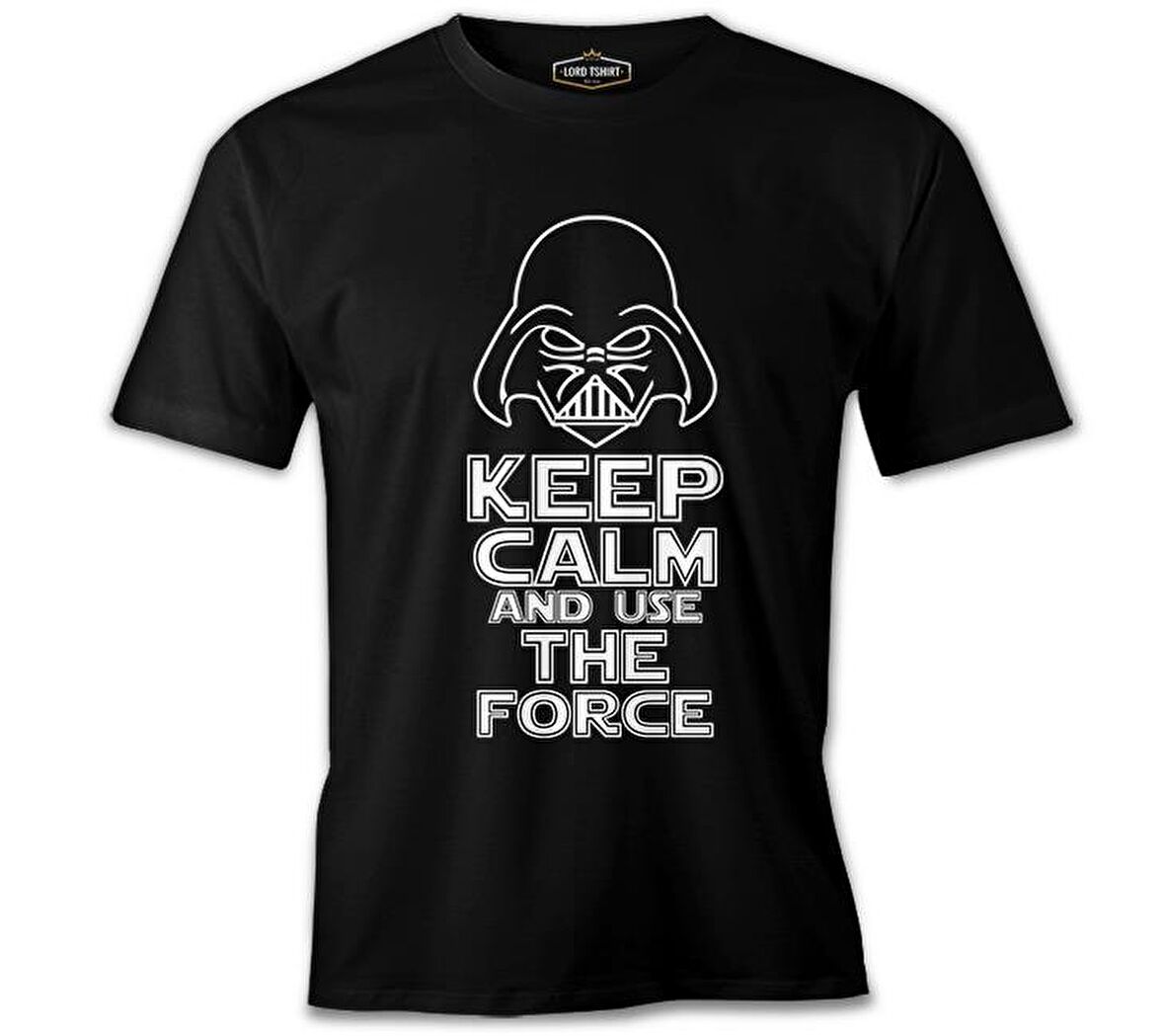 Star Wars - Use the Force Siyah Erkek Tshirt