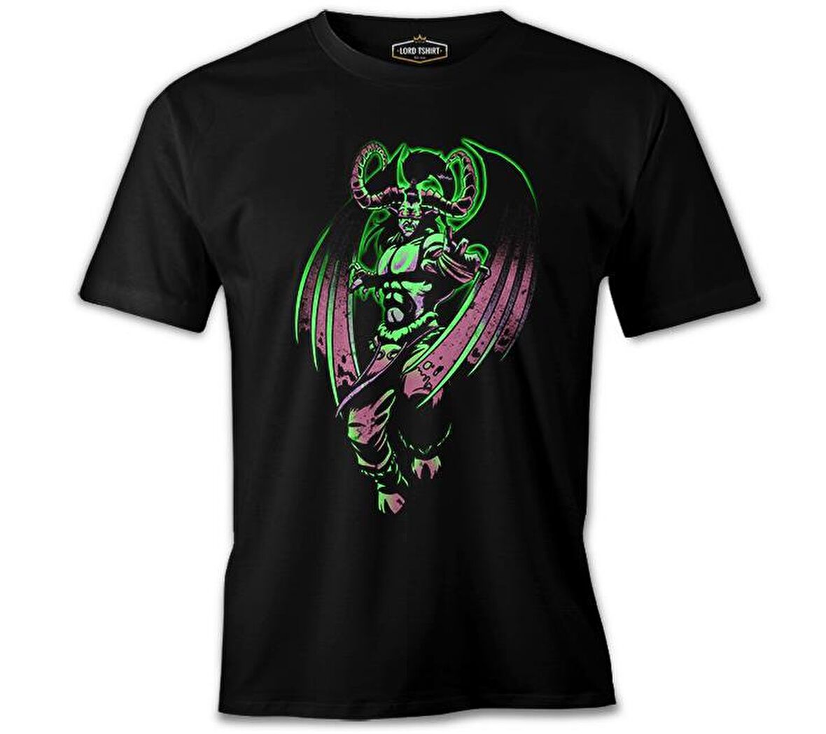 World of Warcraft Legion - Illidan Siyah Erkek Tshirt