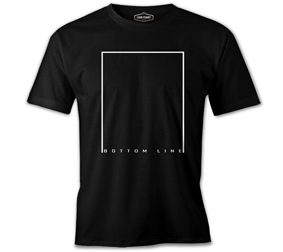 Bottom Line Siyah Erkek Tshirt