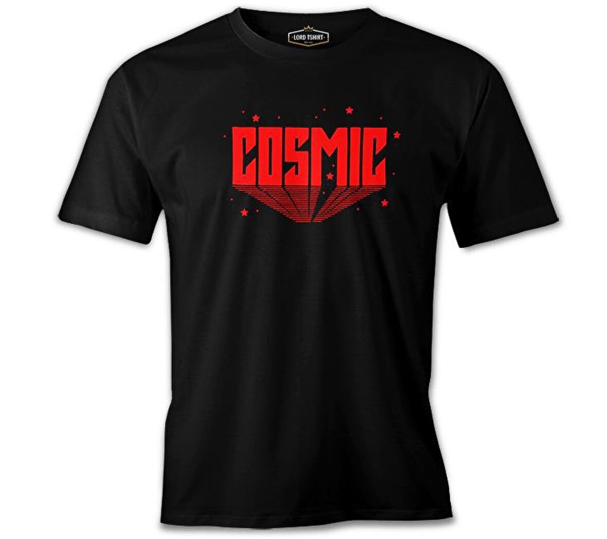 Cosmic Stars Siyah Erkek Tshirt