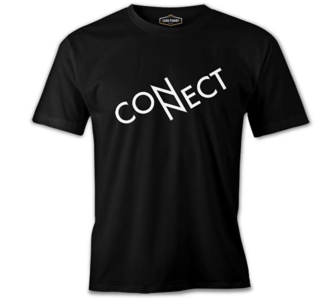 Connect with N Siyah Erkek Tshirt