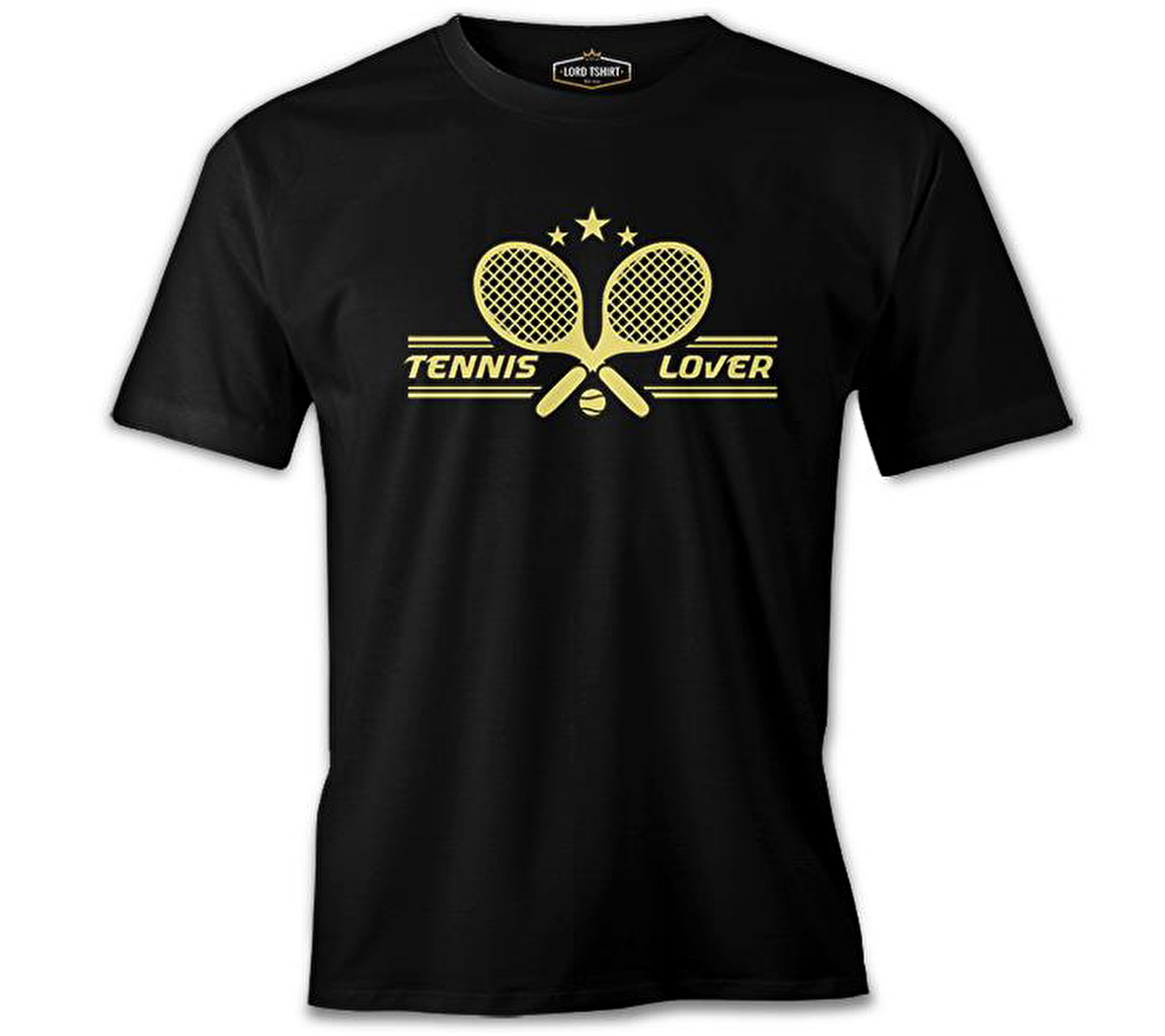 Tenis - Lover Siyah Erkek Tshirt
