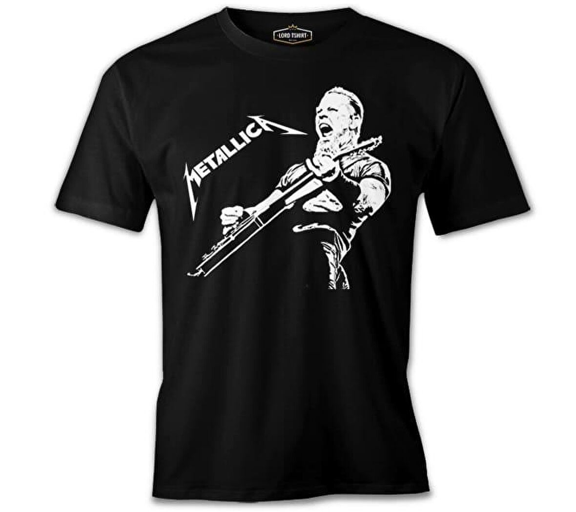Metallica - James Band Siyah Erkek Tshirt