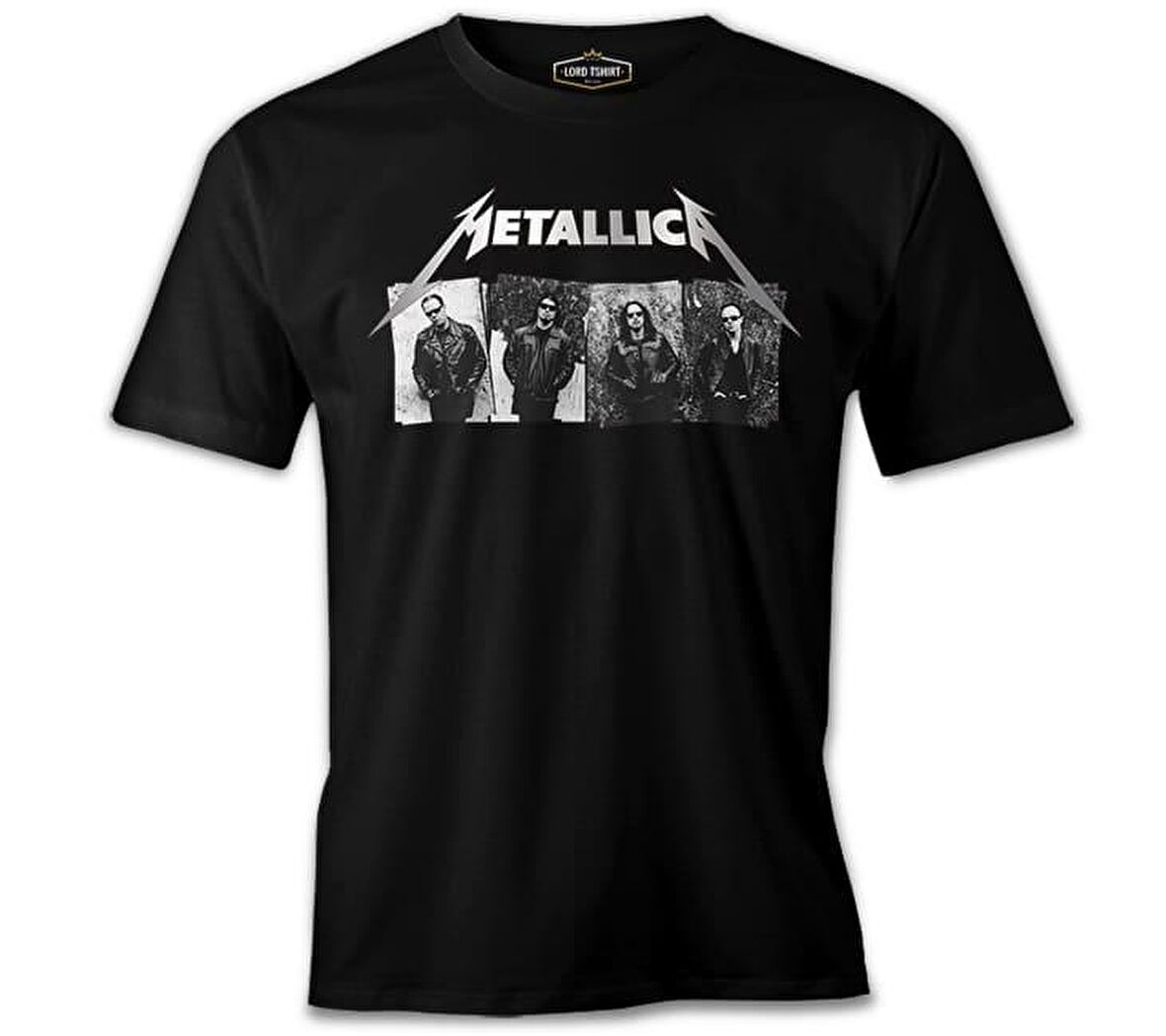 Metallica - Grup Elemanları Wall Siyah Erkek Tshirt
