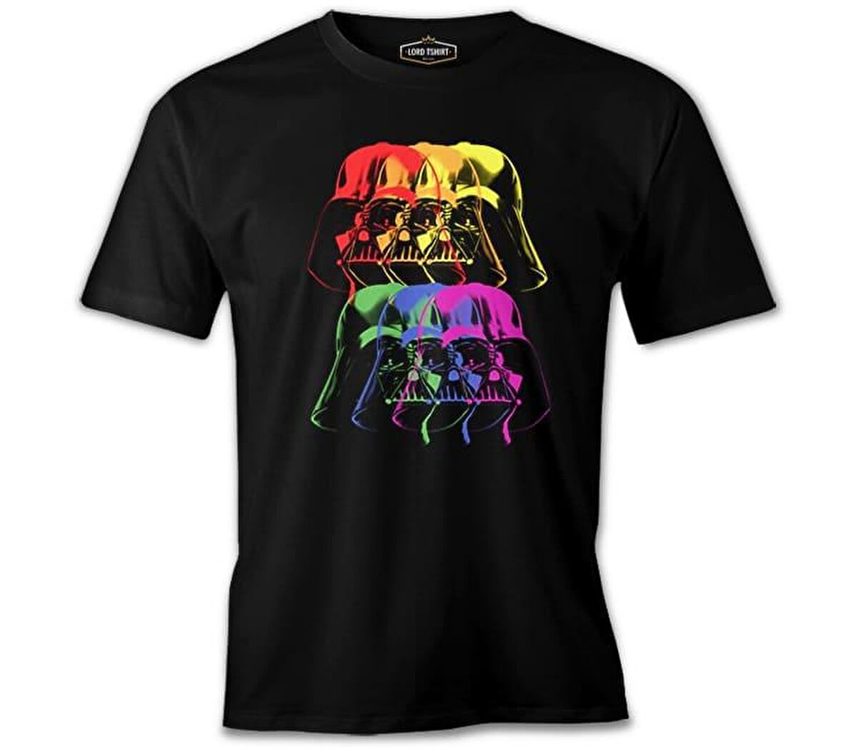 Star Wars - Darth Vader Colors Siyah Erkek Tshirt