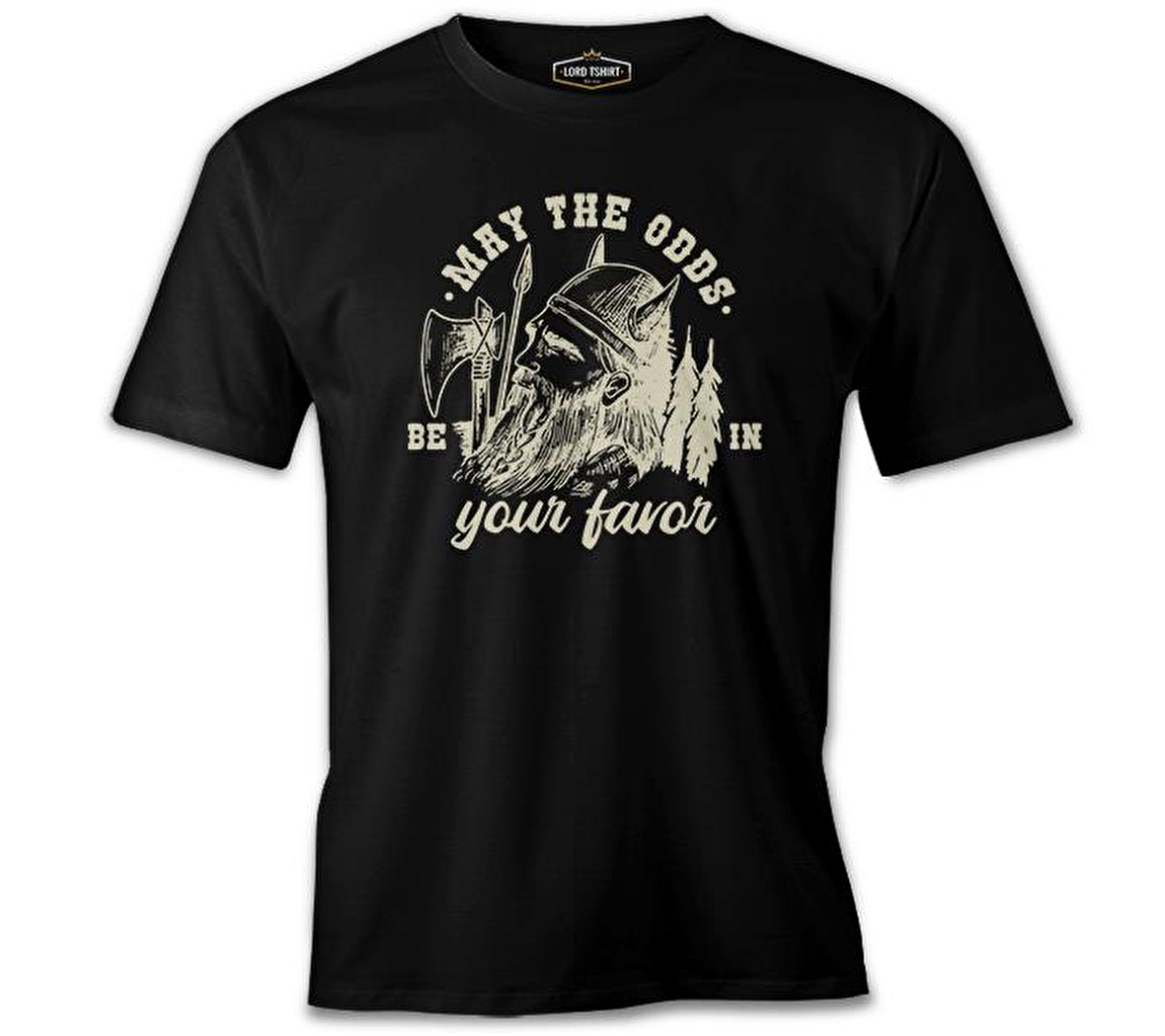 Viking - Odds Siyah Erkek Tshirt