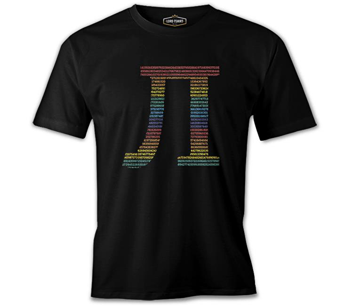 Matematik - Pi 15 Siyah Erkek Tshirt