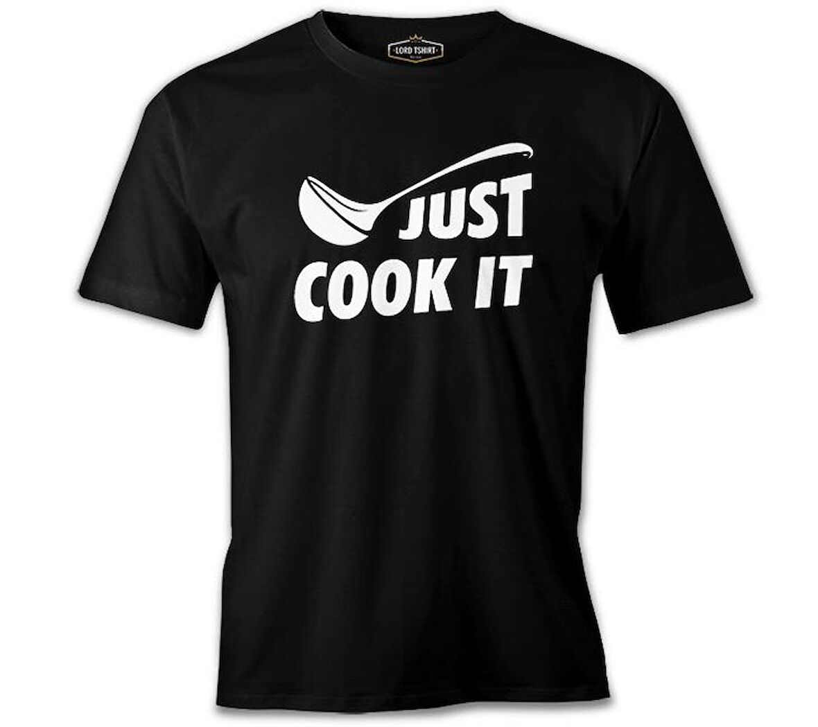 Just Cook It Siyah Erkek Tshirt