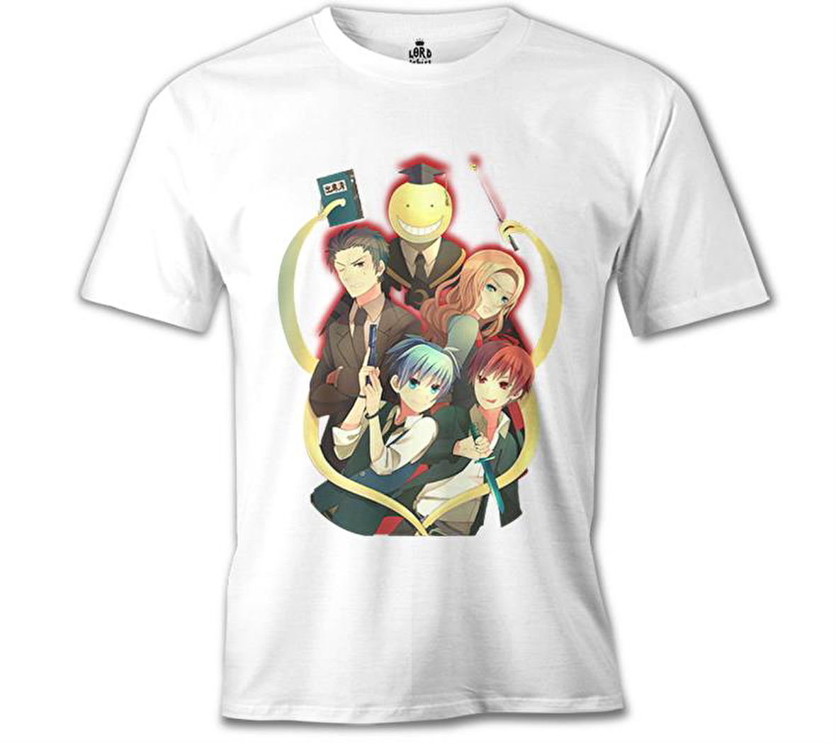Assassination Classroom Beyaz Erkek Tshirt