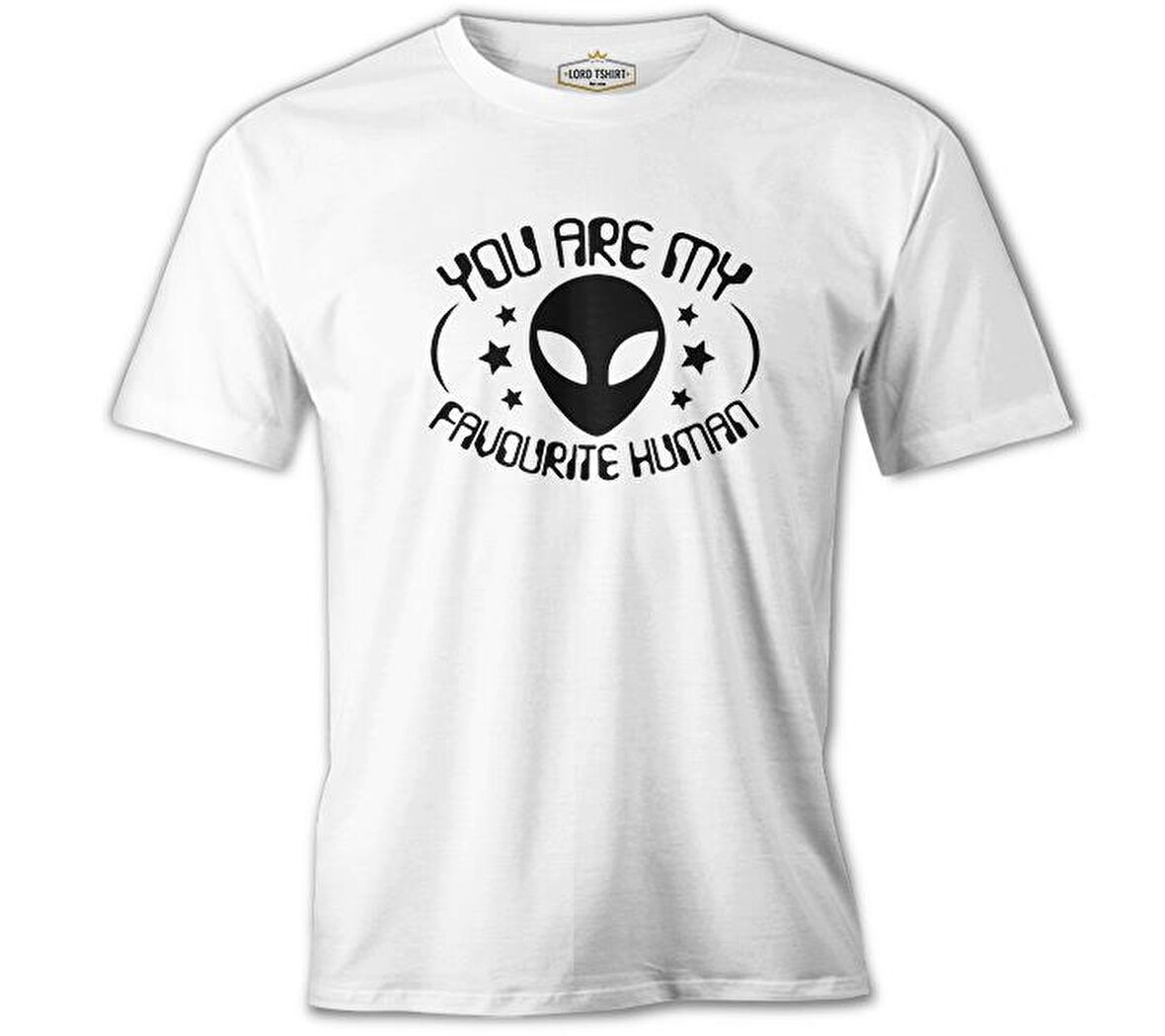 Be the Favourite Human Beyaz Erkek Tshirt
