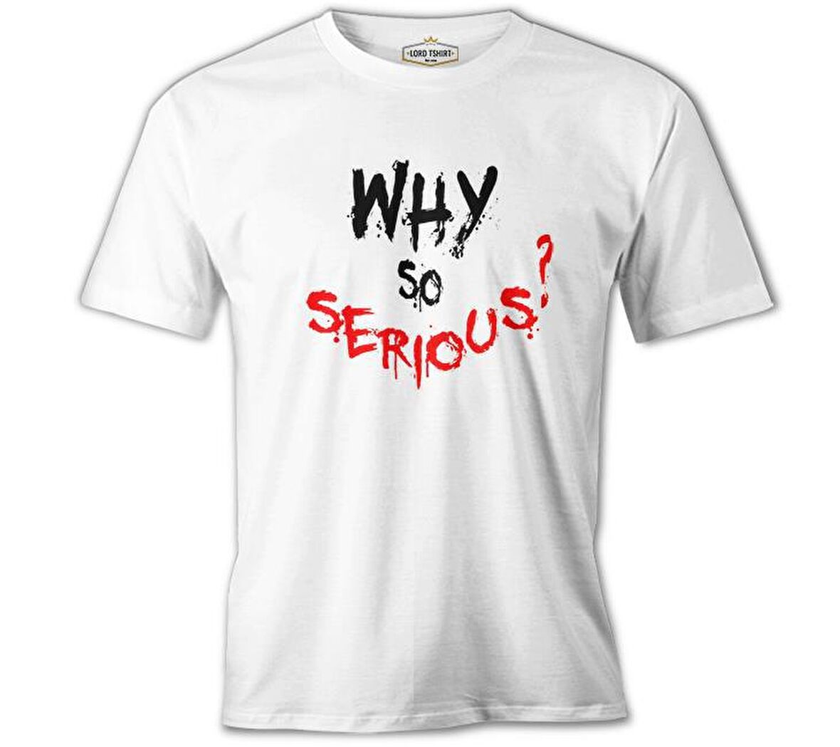 Why so Serious - A Question Beyaz Erkek Tshirt