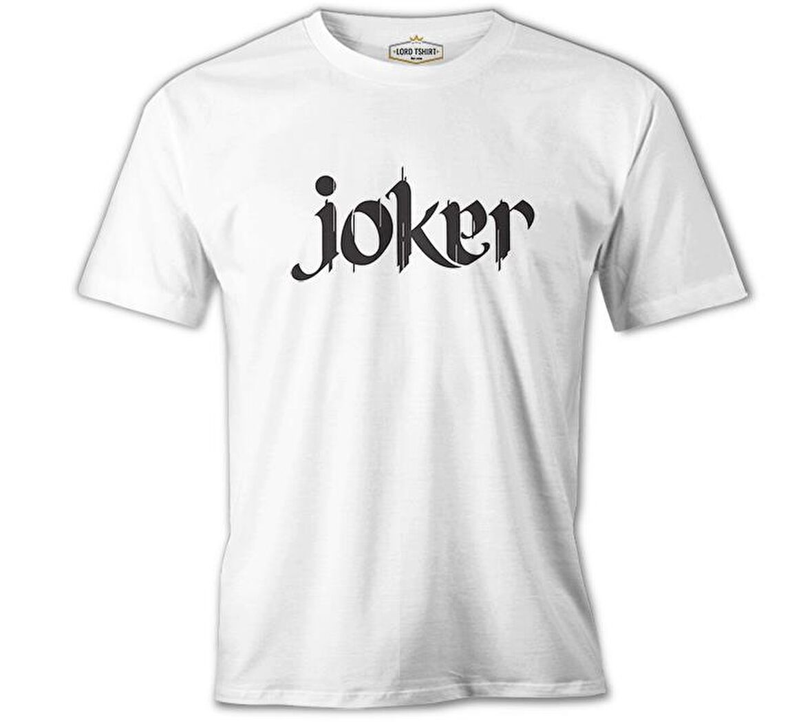 Joker - Write with Calligraphy Beyaz Erkek Tshirt