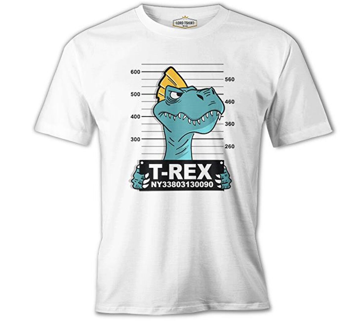 Wanted - Trex Beyaz Erkek Tshirt