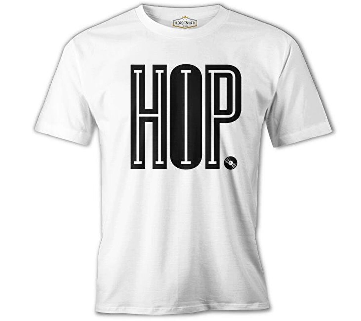 Hip Hop with IO Beyaz Erkek Tshirt
