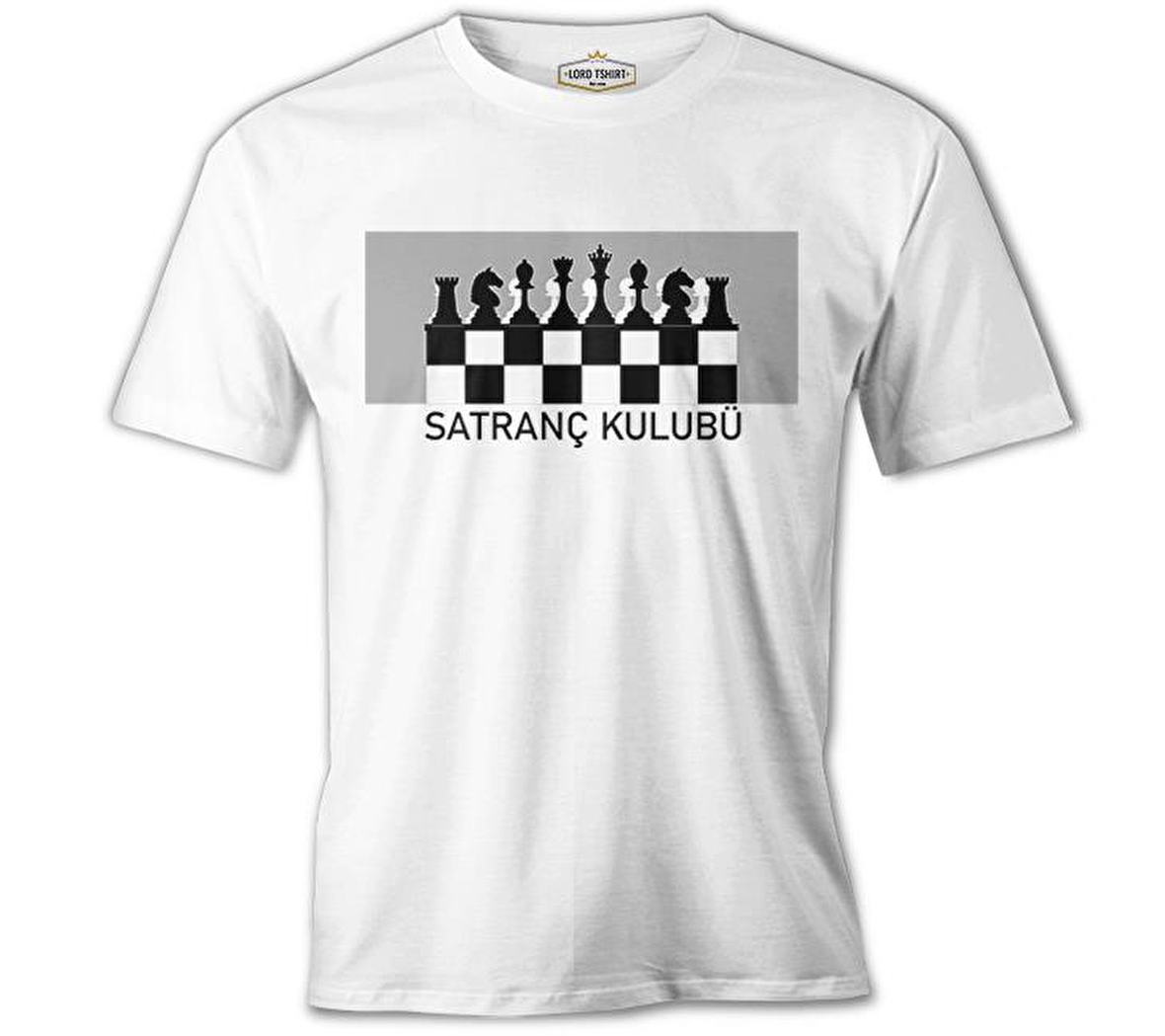 Satranç Kulübü Beyaz Erkek Tshirt