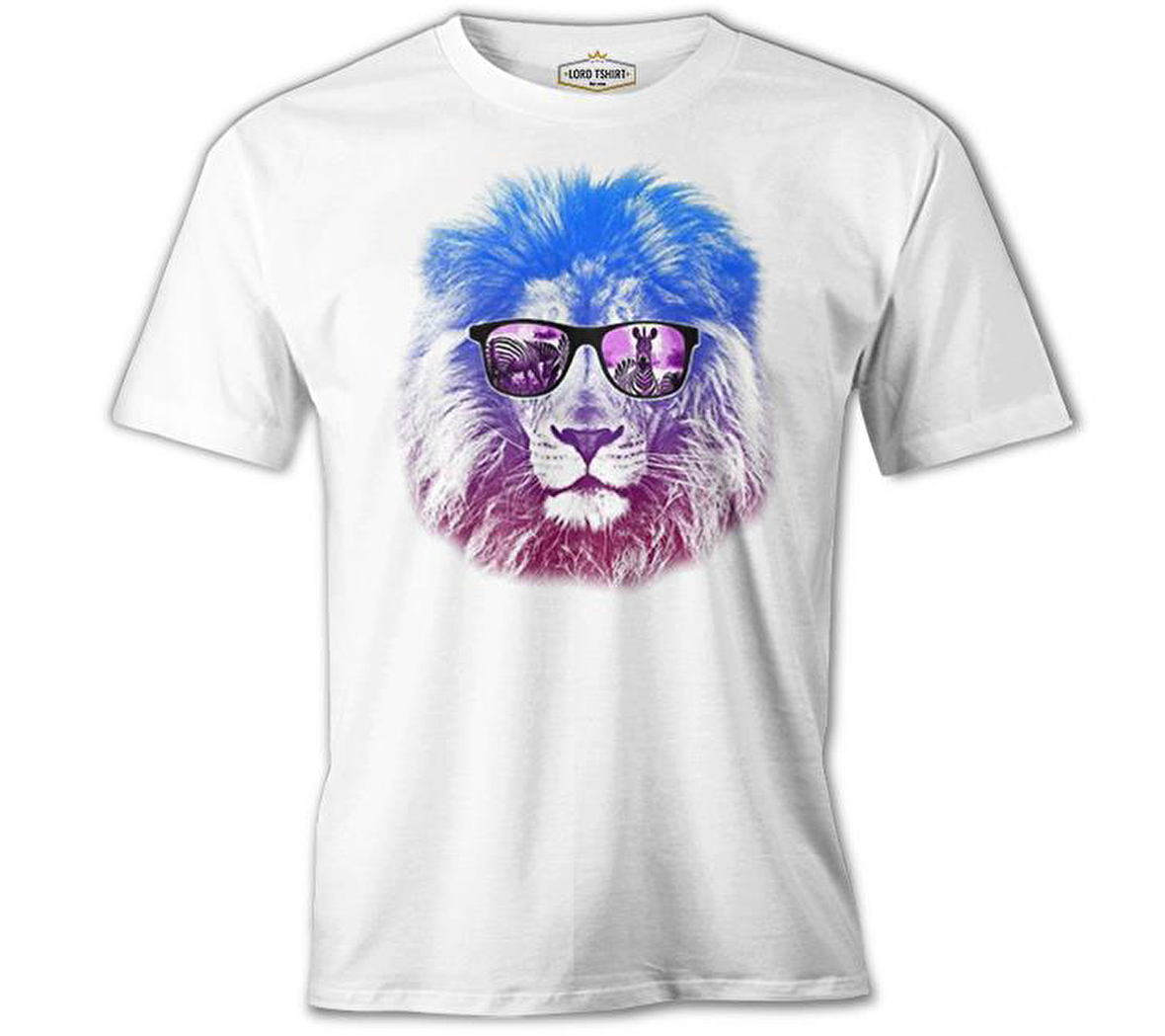 Summer - Aslan Beyaz Erkek Tshirt