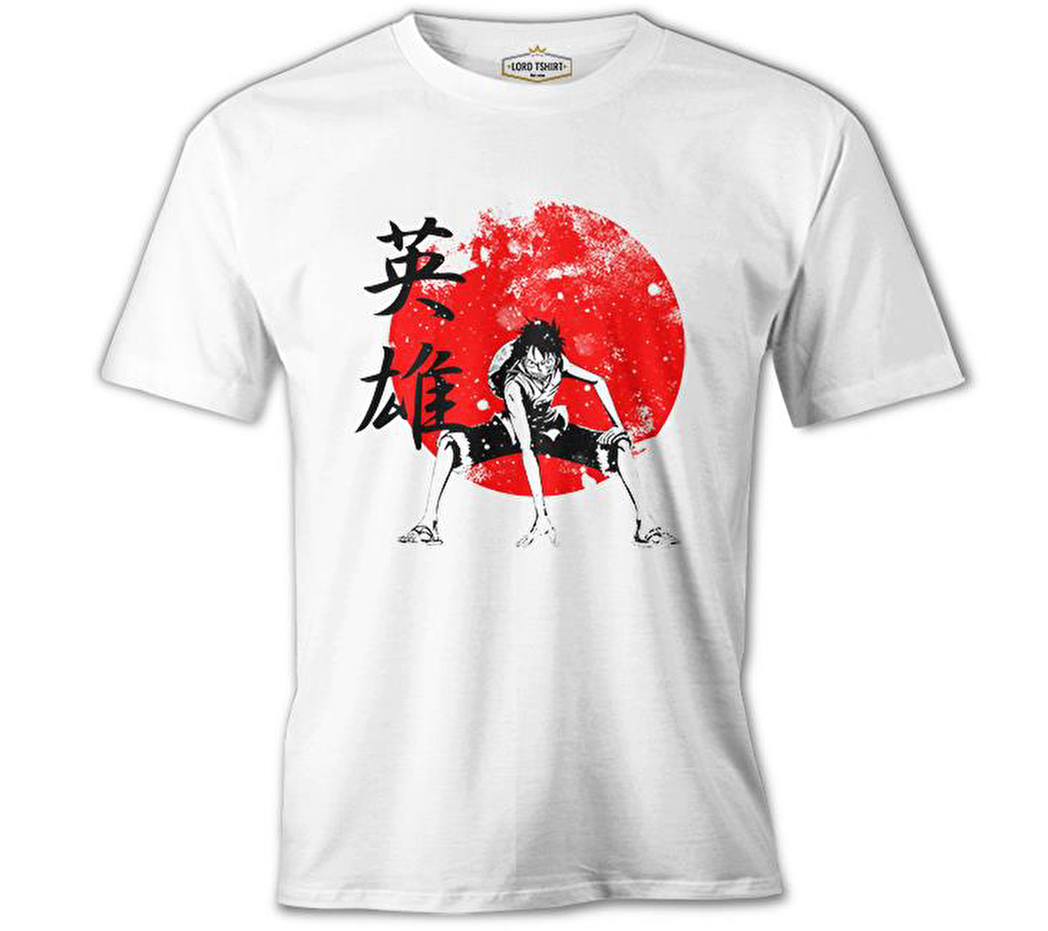 One Piece - Hero Beyaz Erkek Tshirt