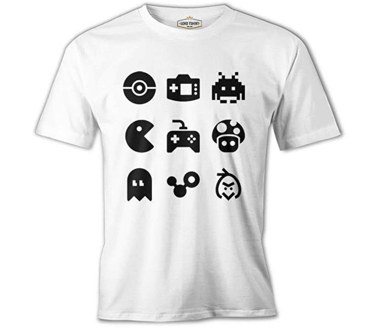 Oyun Logo - 90's Beyaz Erkek Tshirt