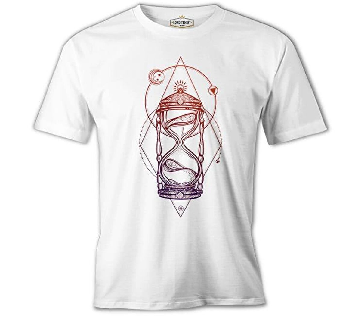Kum Saati - Yıldızlarda Zaman Beyaz Erkek Tshirt