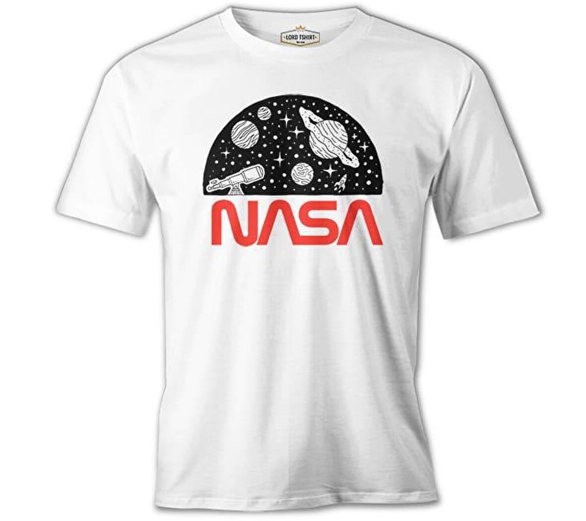 Uzay - Nasa Teleskop Beyaz Erkek Tshirt