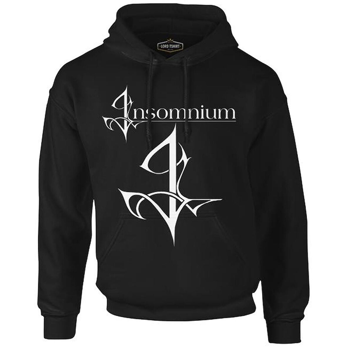 Imsomnium - I Logo Siyah Erkek Fermuarsız Kapşonlu