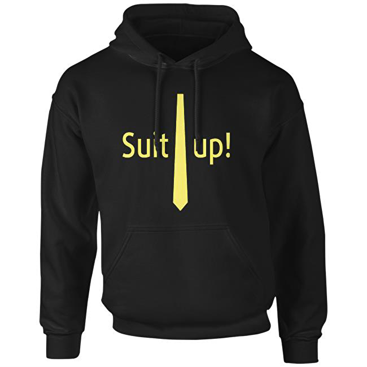 How I Met Your Mother - Suit Up Siyah Erkek Fermuarsız Kapşonlu