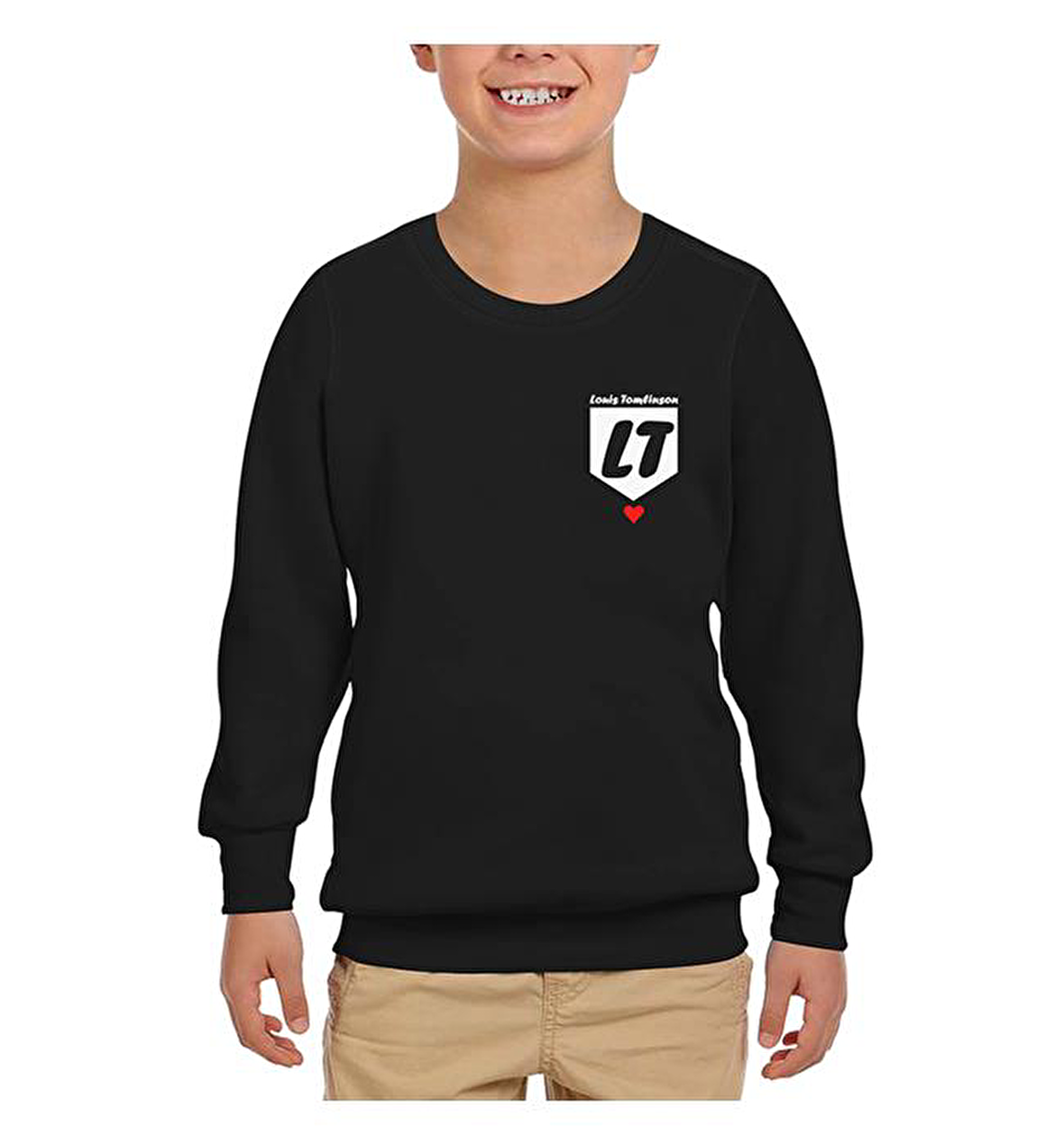 Louis Tomlinson - LT Siyah Çocuk Sweatshirt